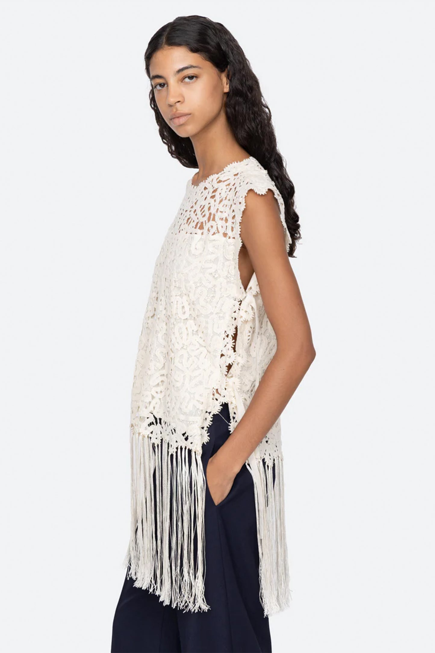 Alina Lace Halter Neck Top