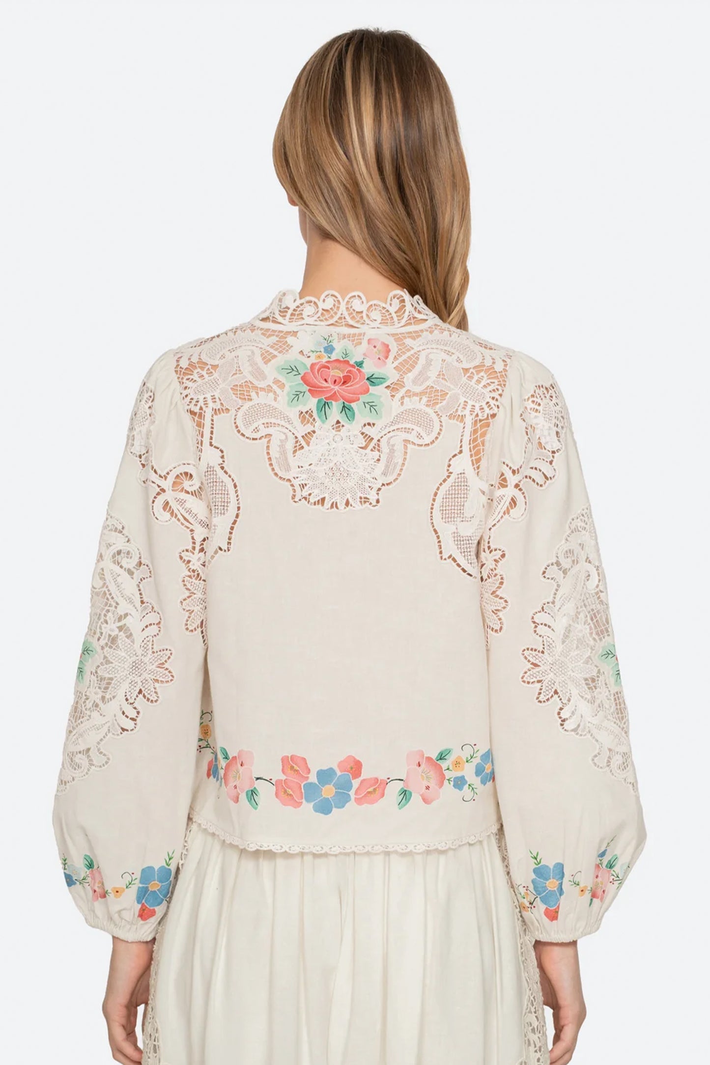 Astrid Embroidery L/Slv Blouse