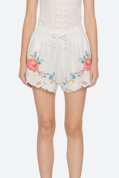 Astrid Embroidery Shorts