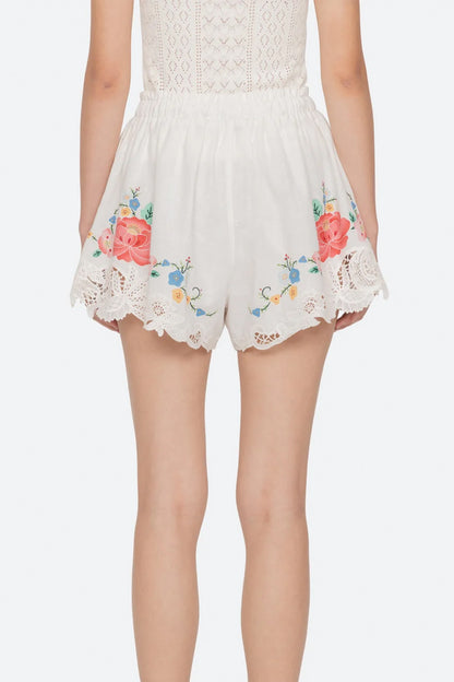 Astrid Embroidery Shorts