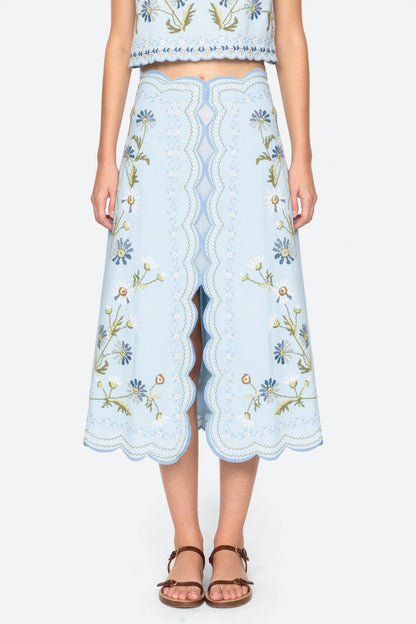 Audra Embroidery Skirt