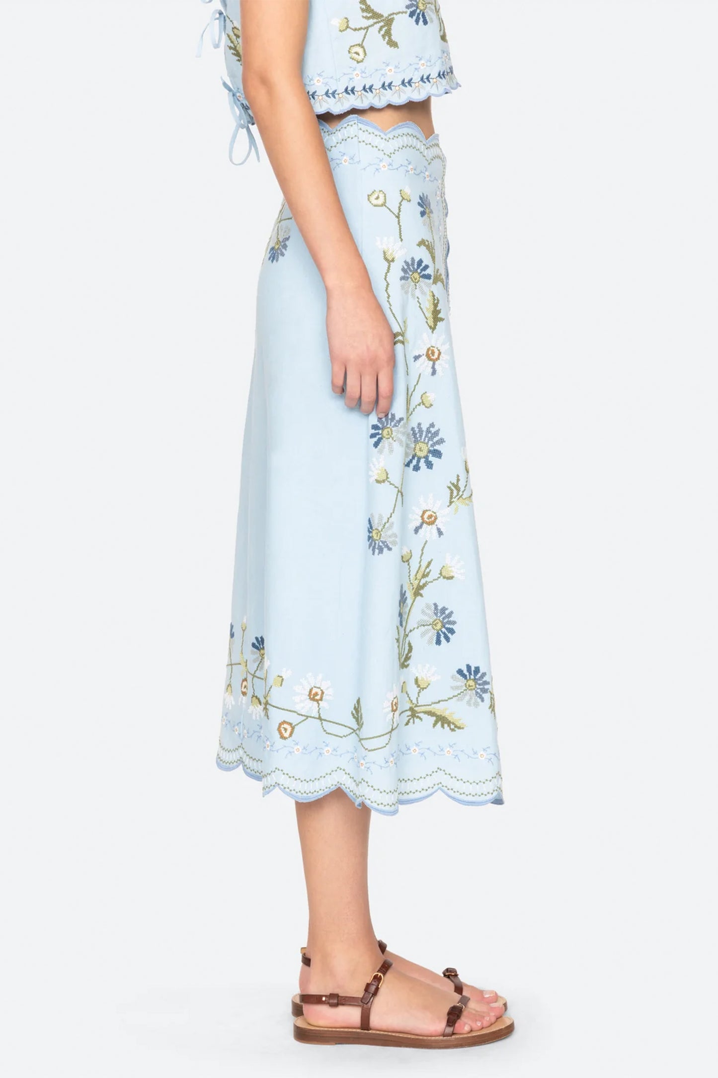 Audra Embroidery Skirt