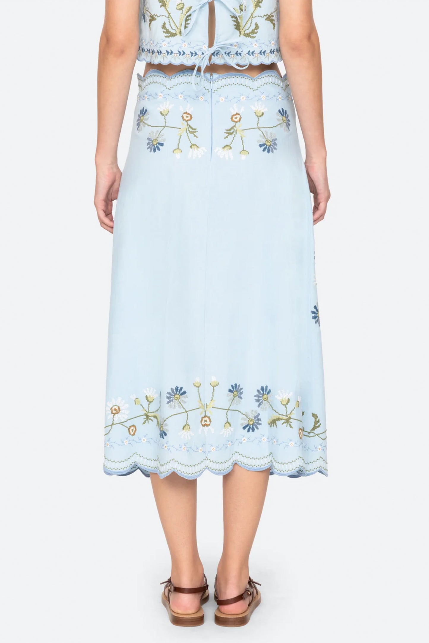 Audra Embroidery Skirt