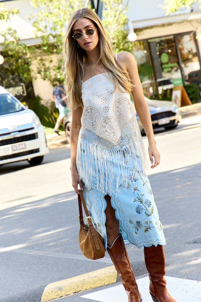 Audra Embroidery Skirt