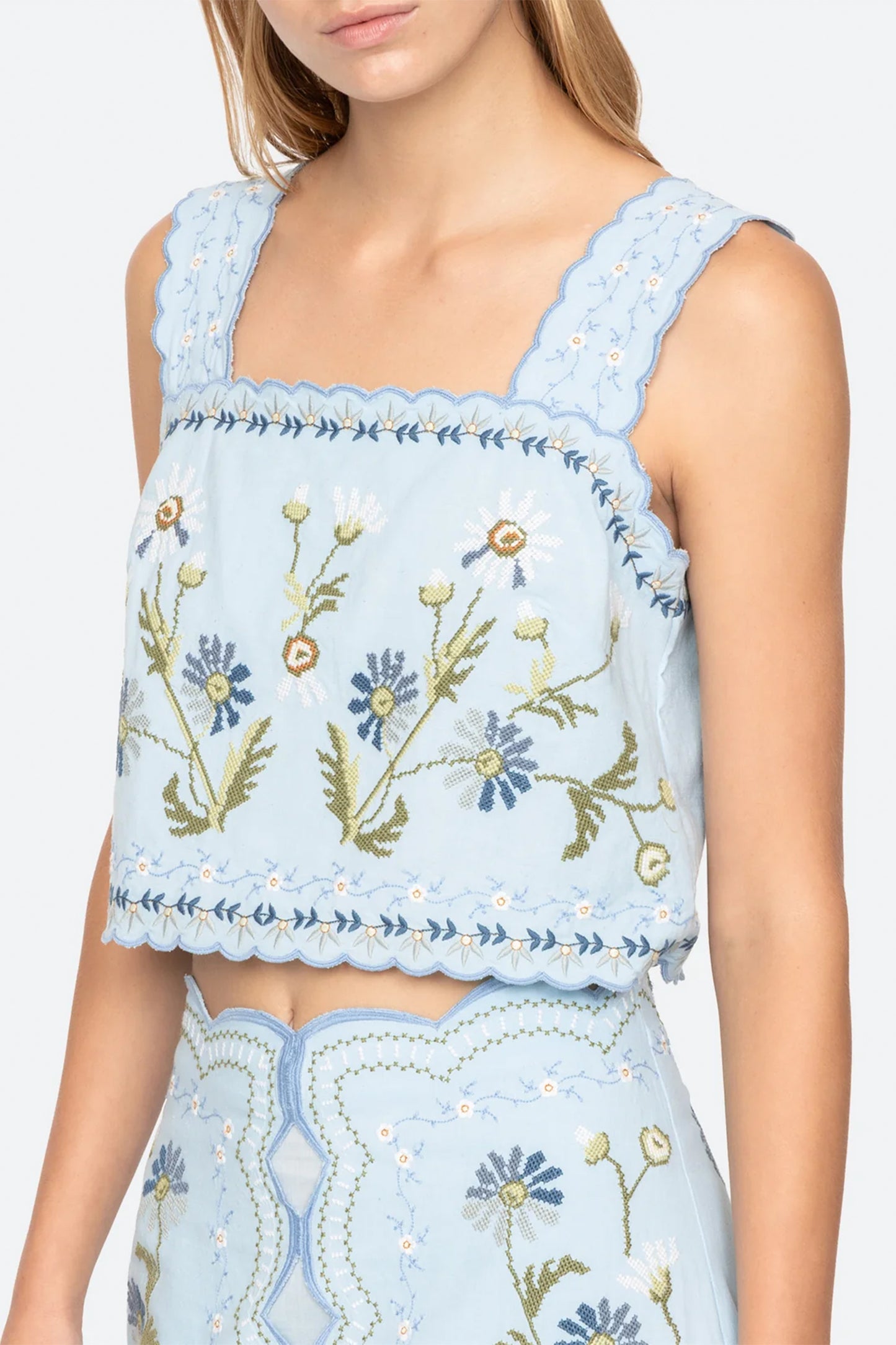 Audra Embroidery Tank Top