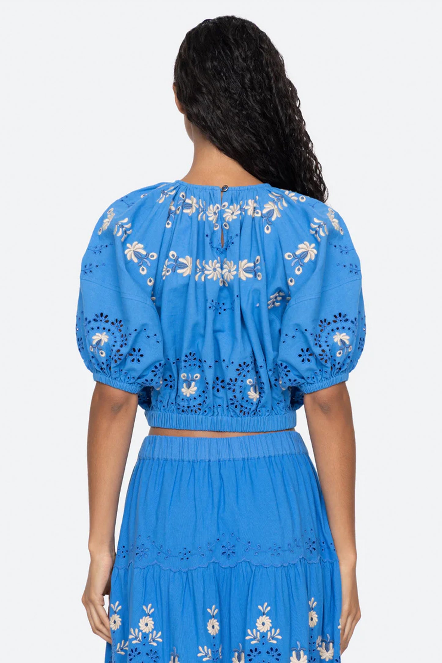 Catharina Emb Bubble Top