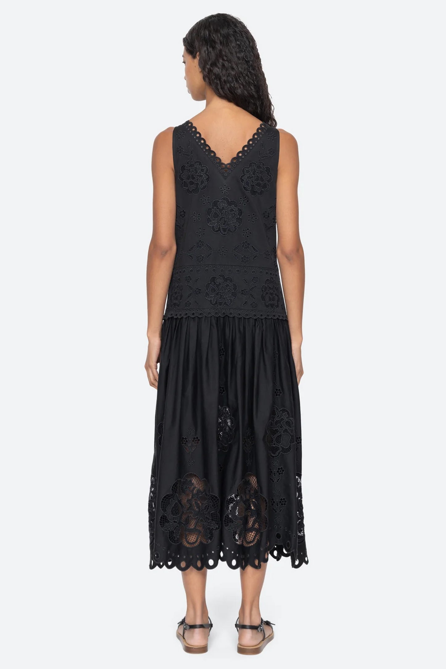 Gardener Emb Maxi Dress