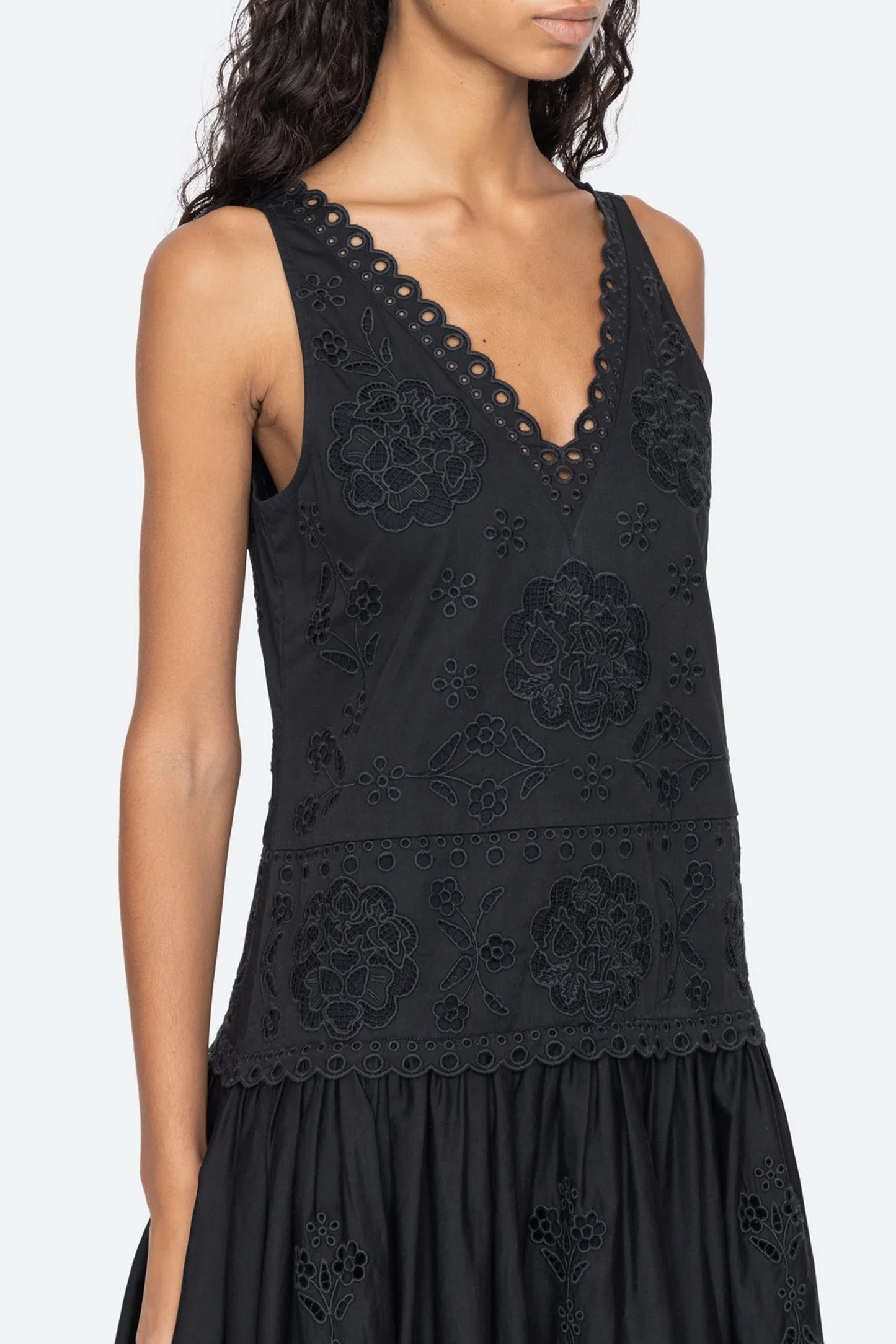 Gardener Emb Maxi Dress
