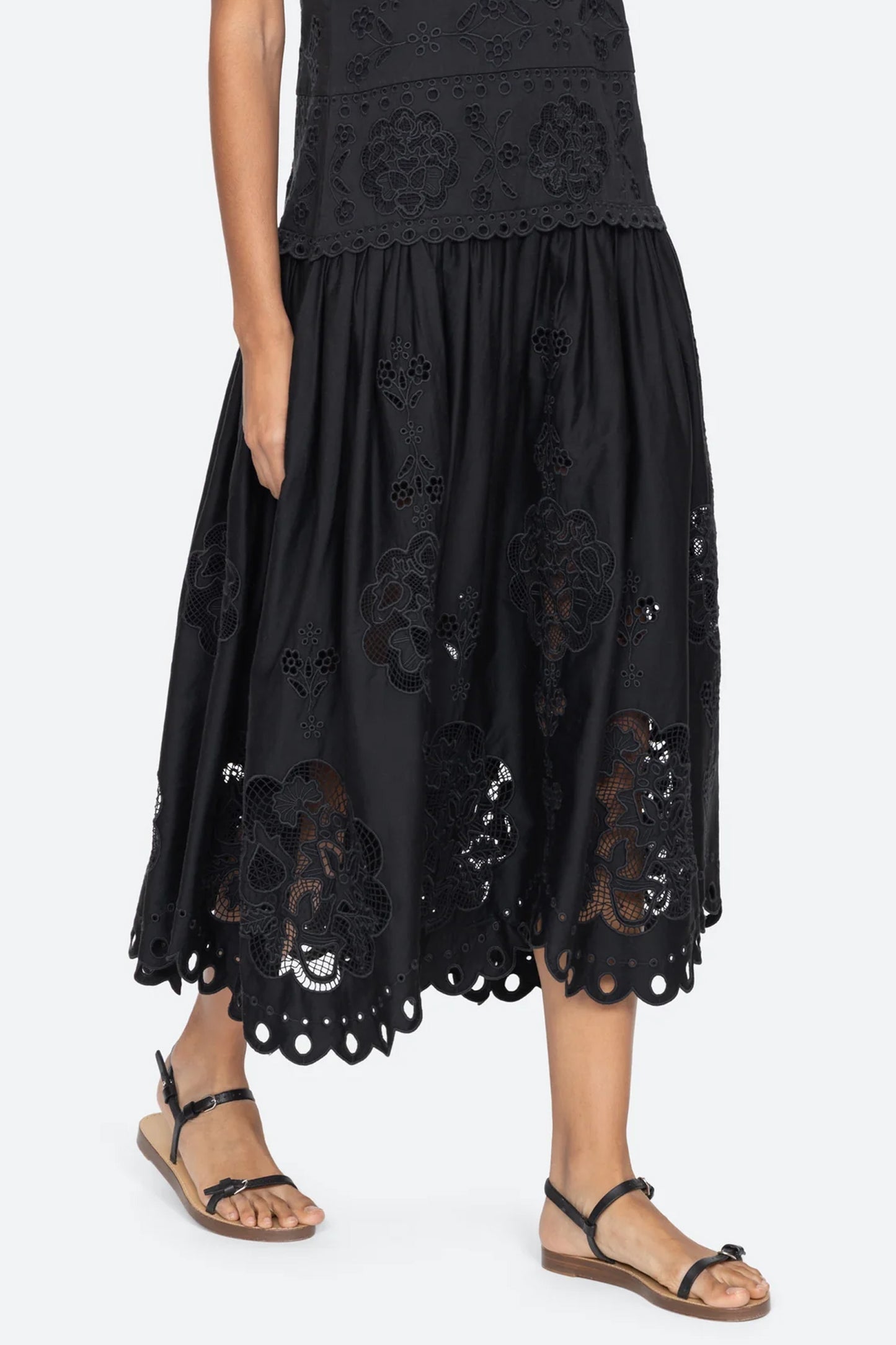 Gardener Emb Maxi Dress