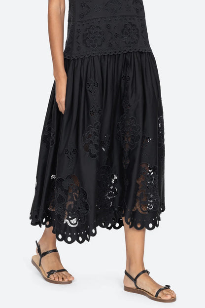 Gardener Emb Maxi Dress