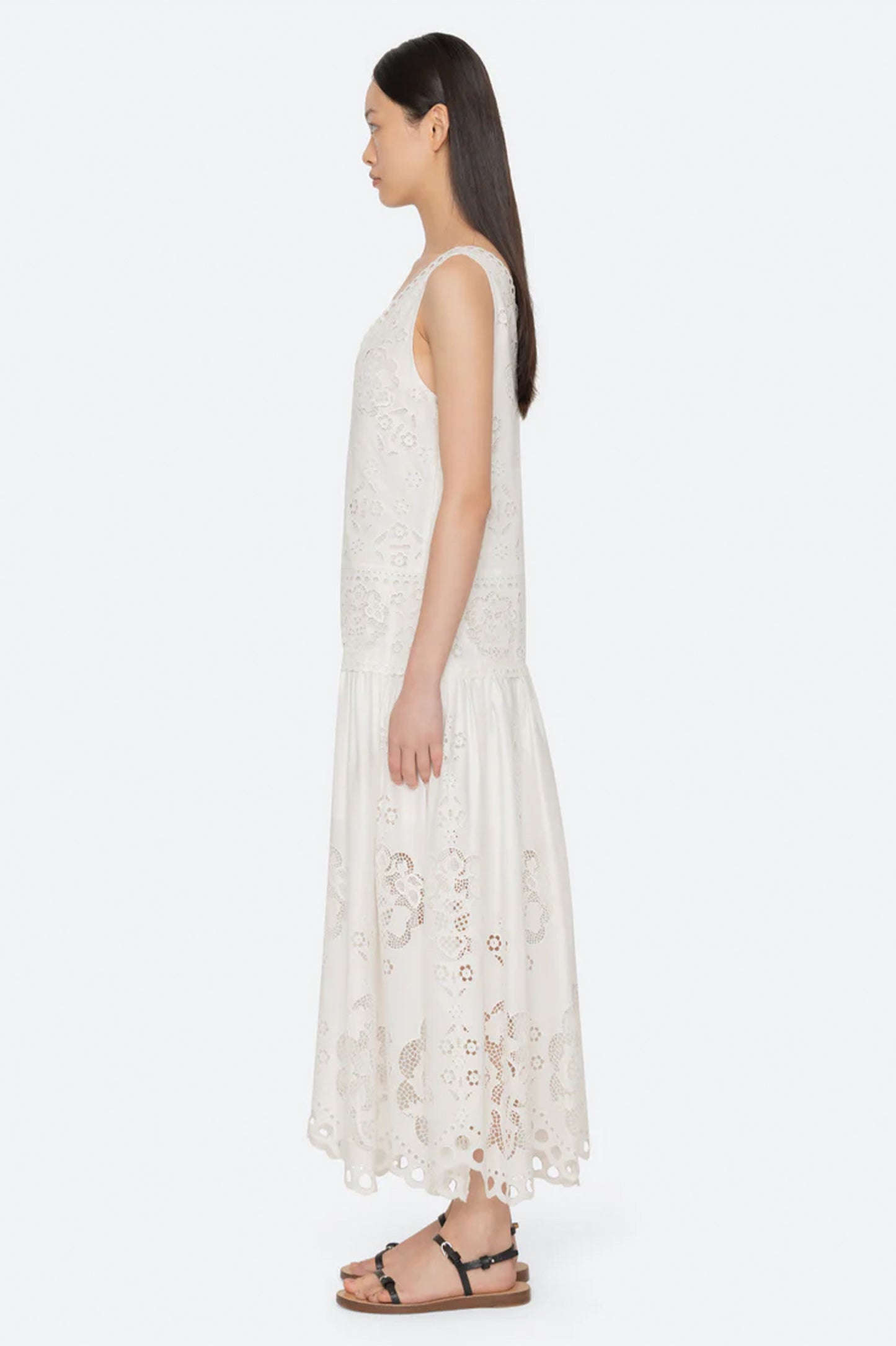 Gardener Emb Maxi Dress