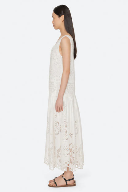 Gardener Emb Maxi Dress