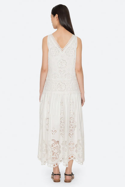 Gardener Emb Maxi Dress