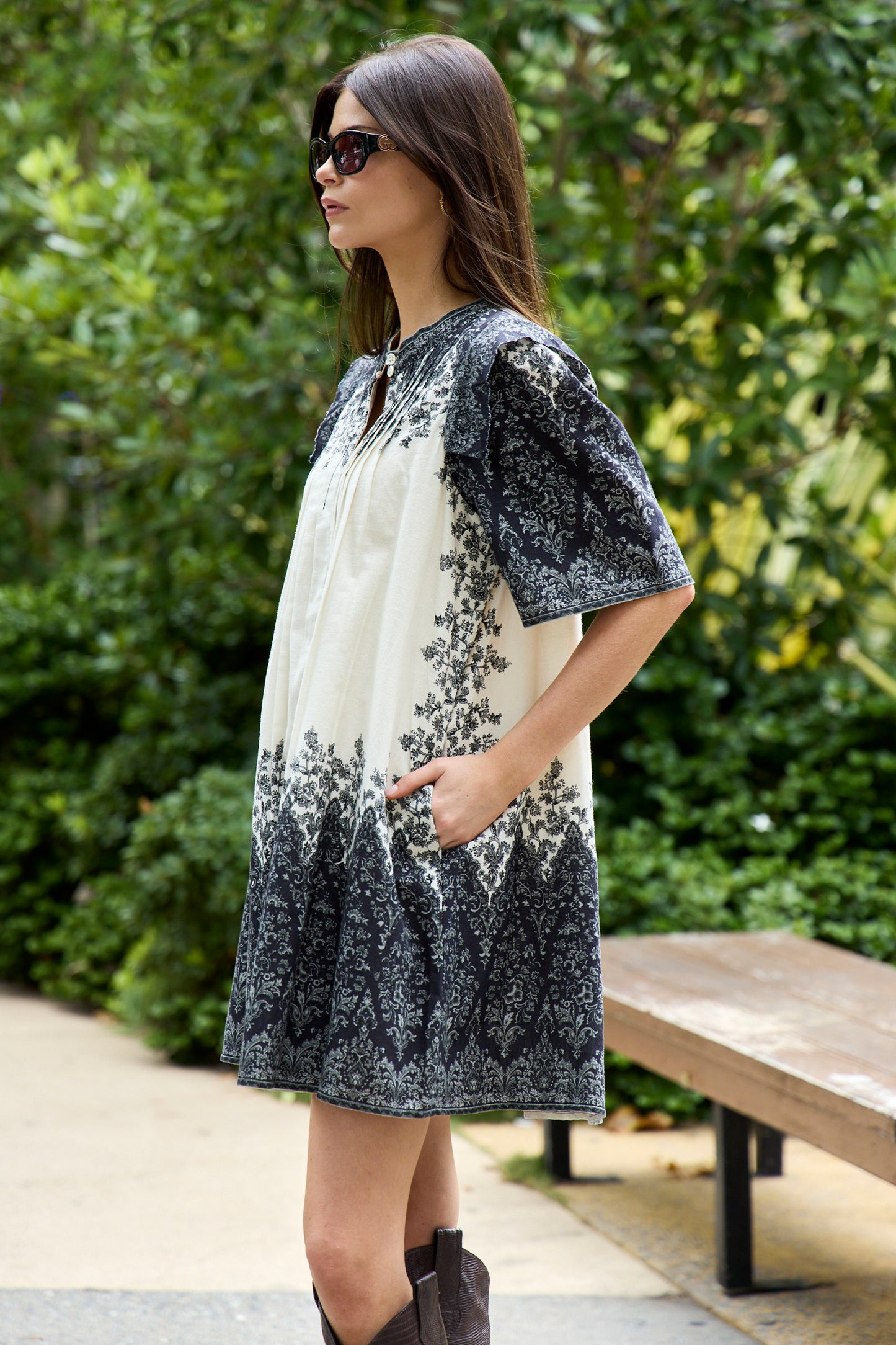 Hedra Print Mini Dress - FINAL SALE