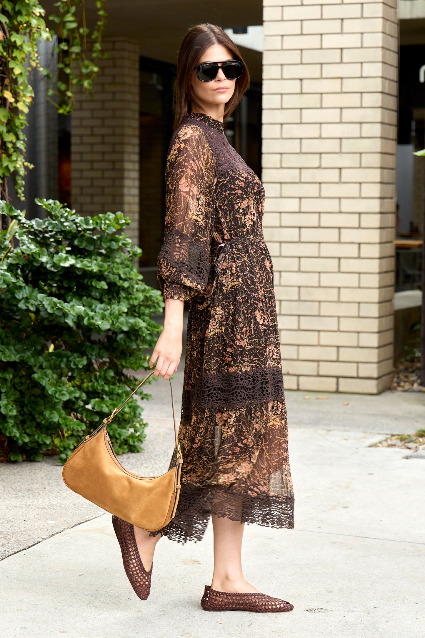 Luisa Print L/Slv Dress