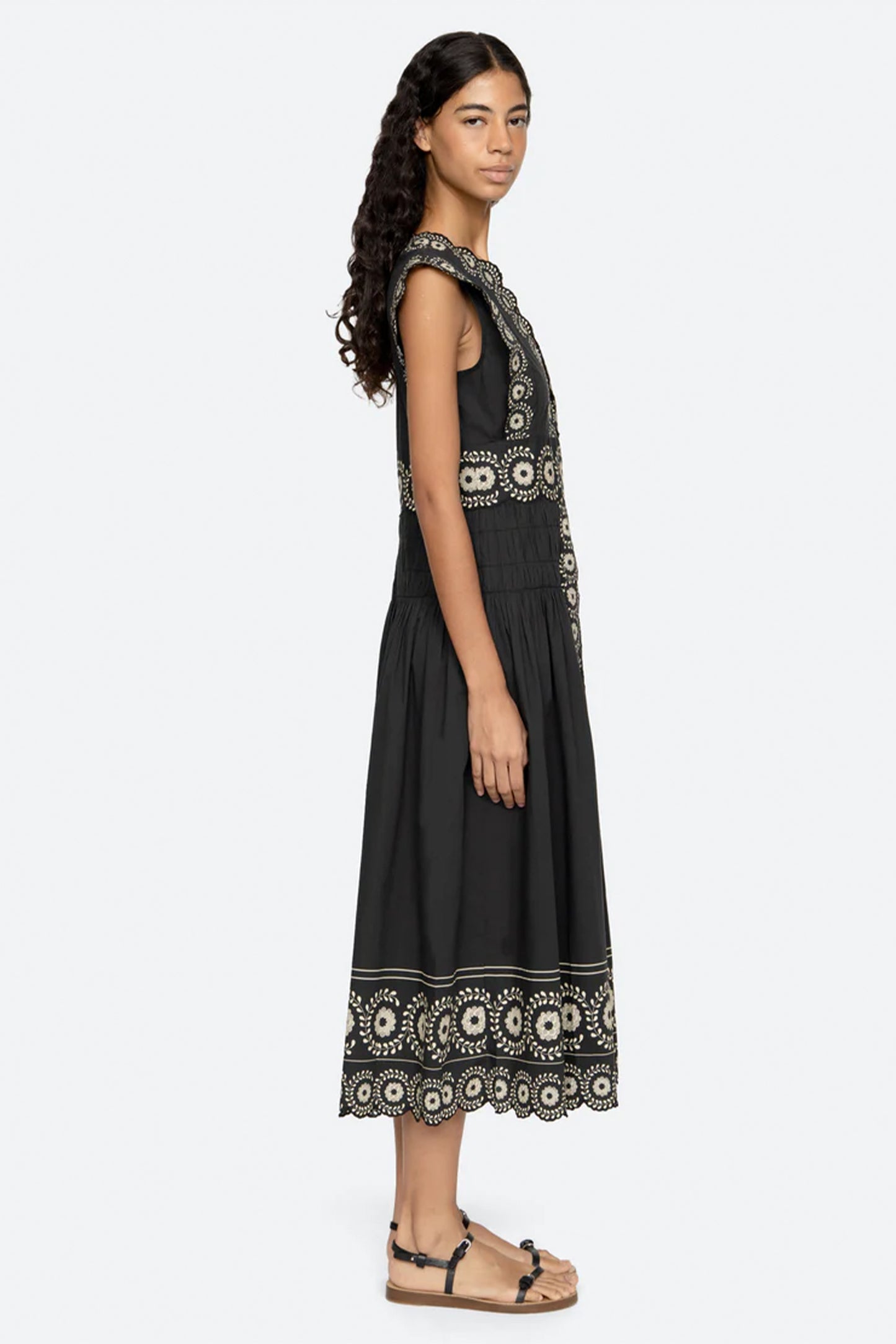 Mirabel Print Midi Dress