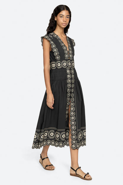 Mirabel Print Midi Dress