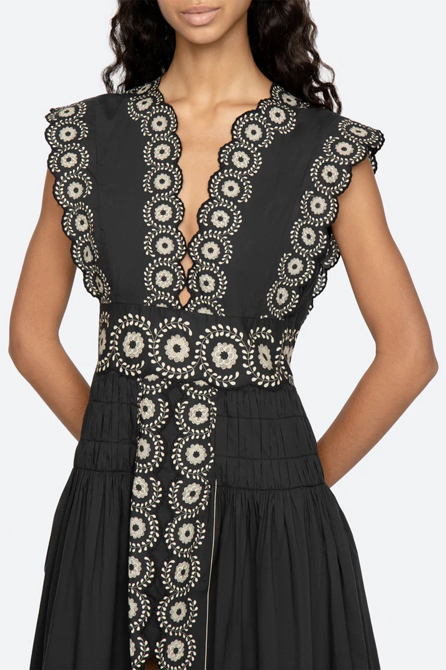 Mirabel Print Midi Dress
