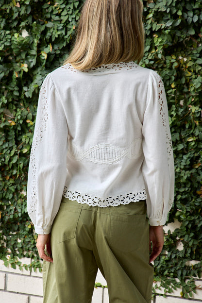 Sofia Embroidery L/Slv Blouse