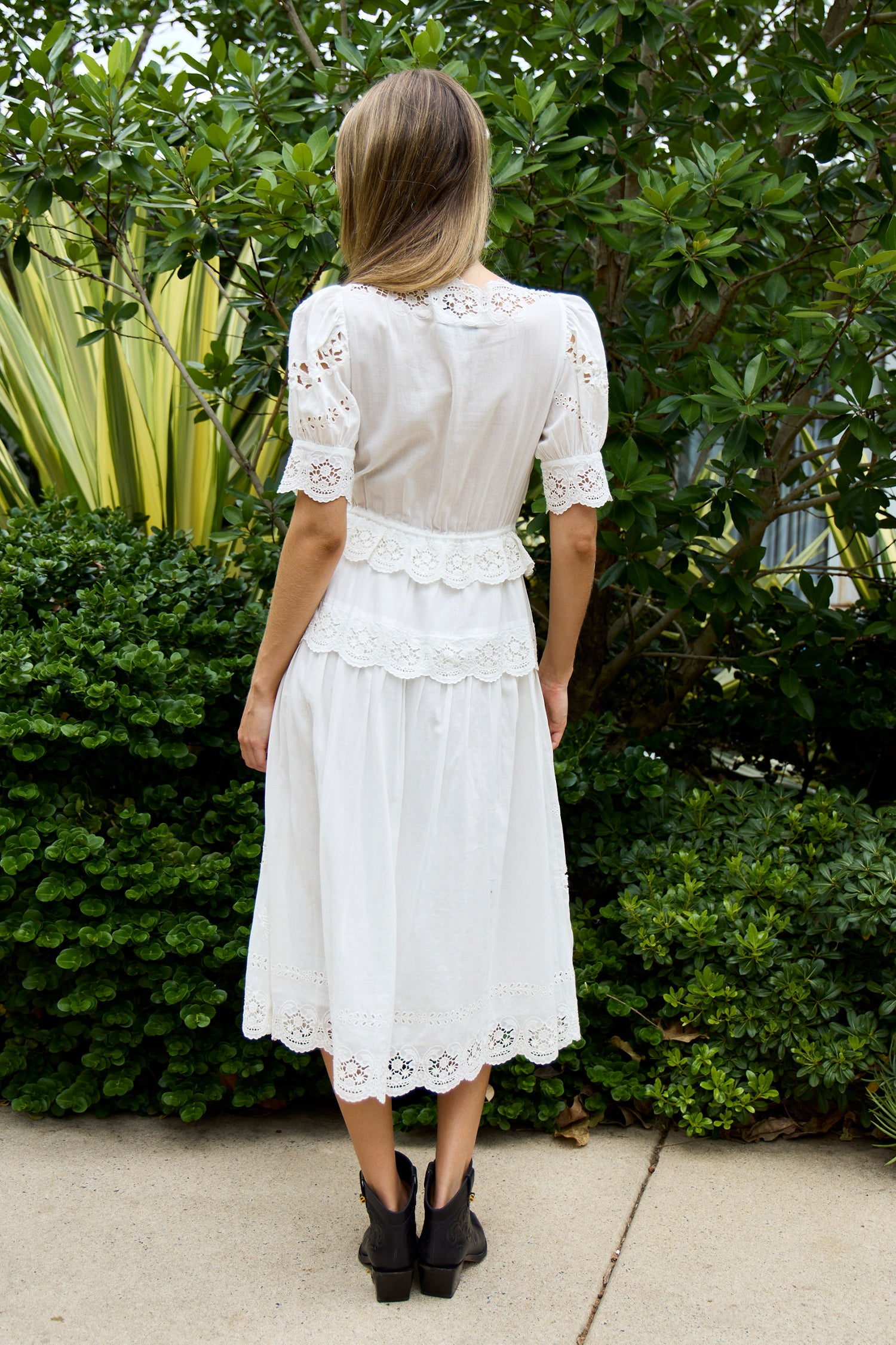 Sofia Embroidery Puff Slv Dress – Samantha Ogilvie