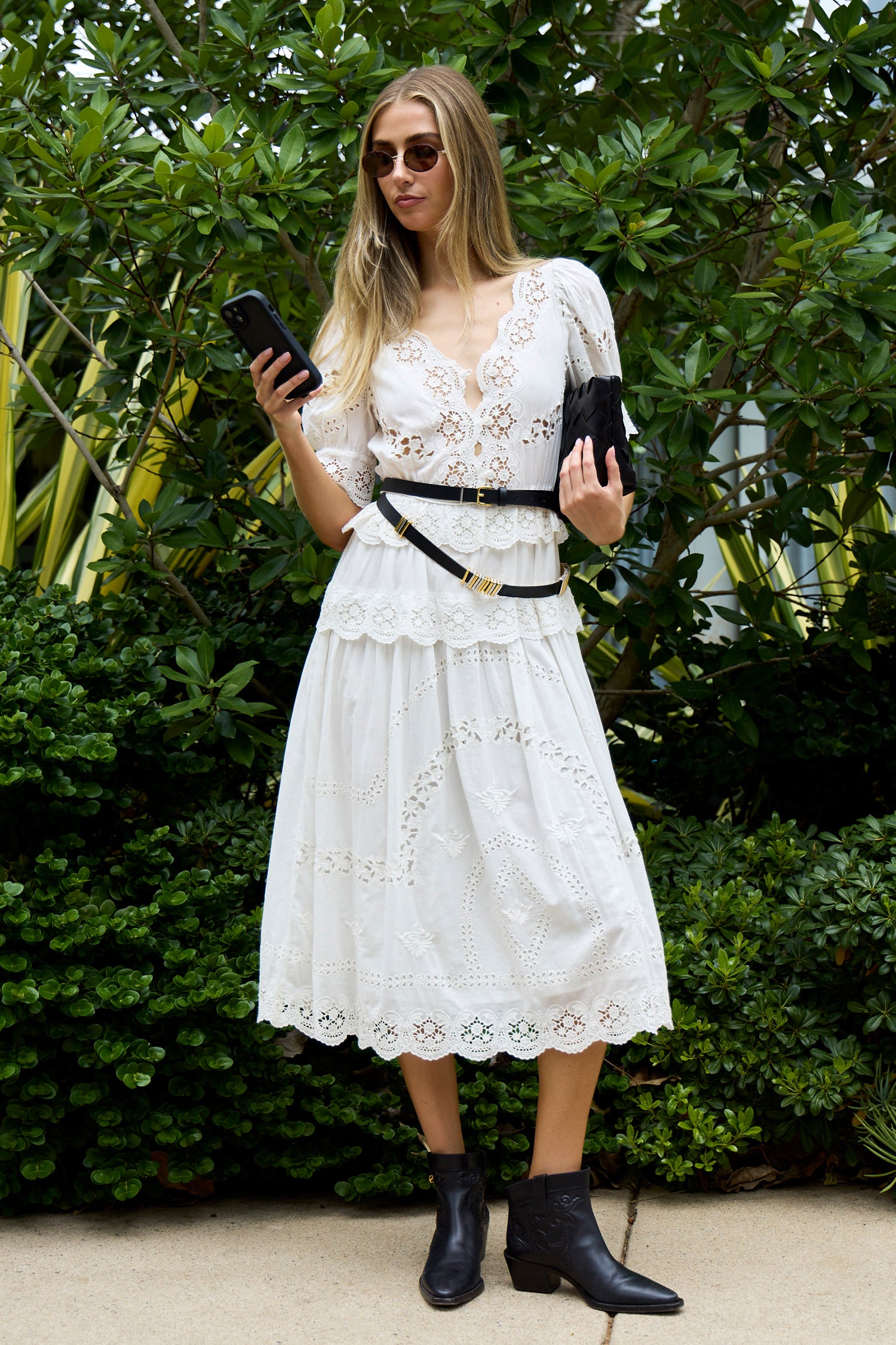 Sofia Embroidery Puff Slv Dress – Samantha Ogilvie