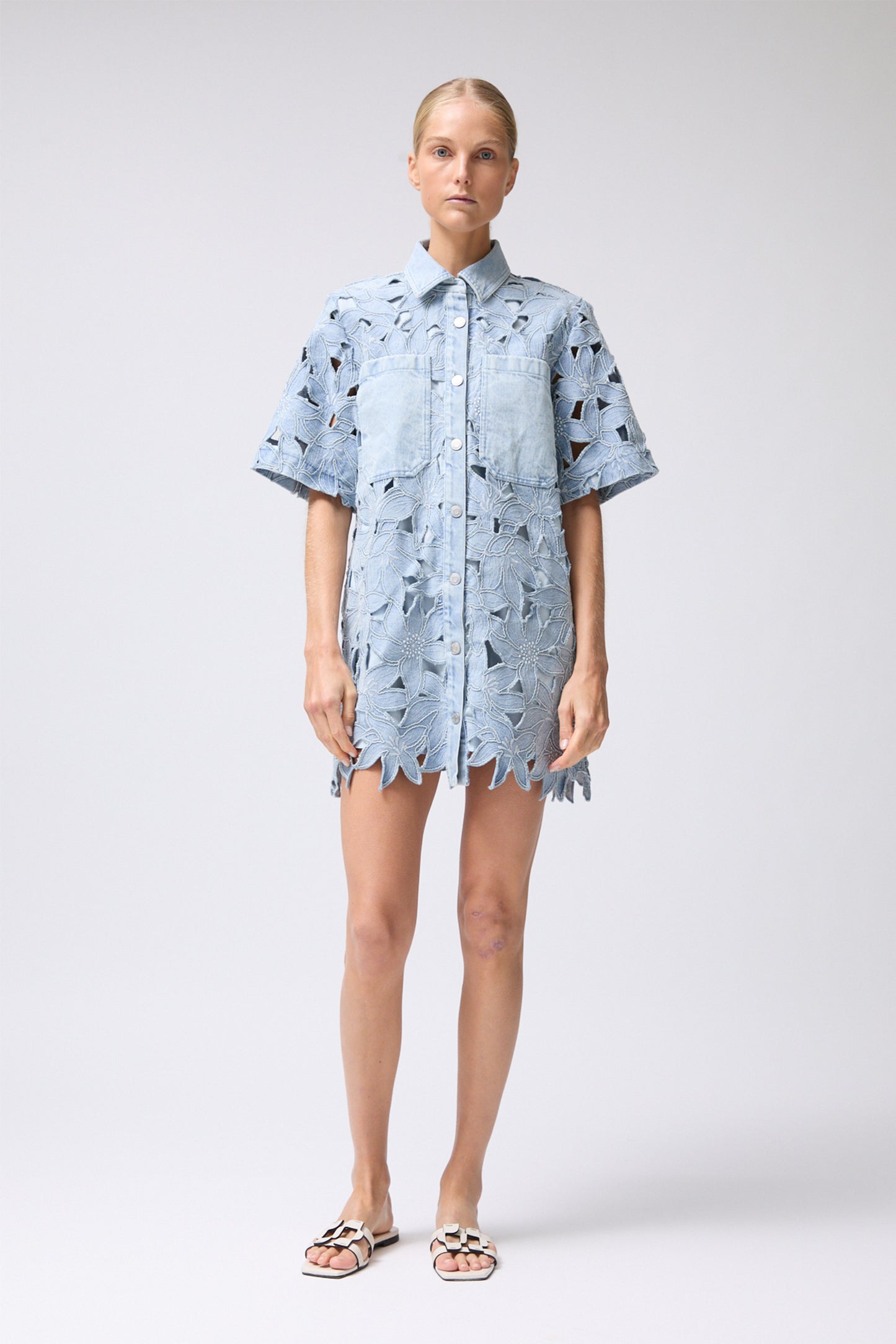 Calyn Mini Shirt Dress