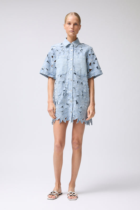 Calyn Mini Shirt Dress