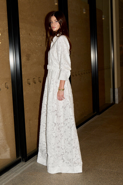 Courtney L/S Belted Gown