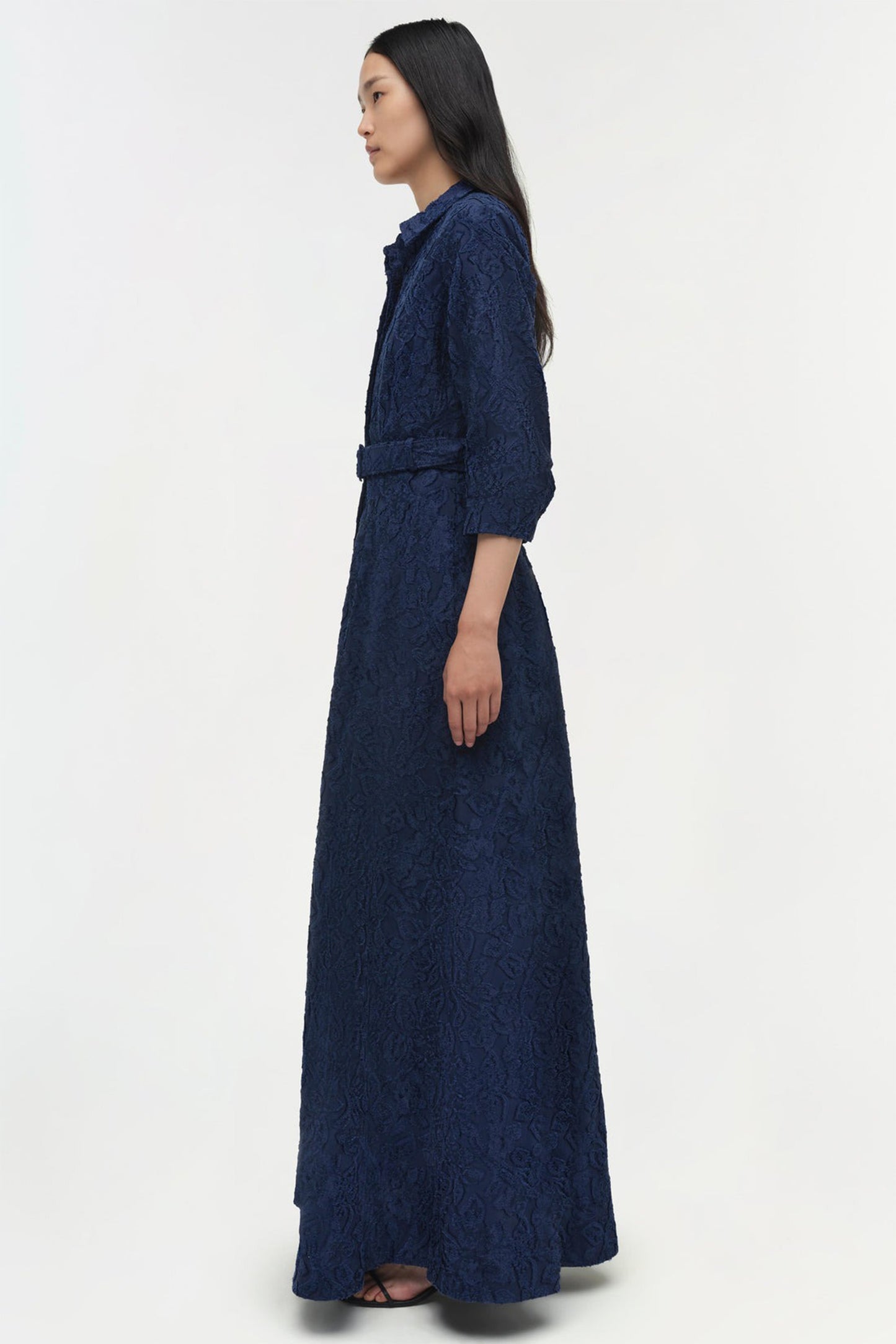 Courtney L/S Belted Gown