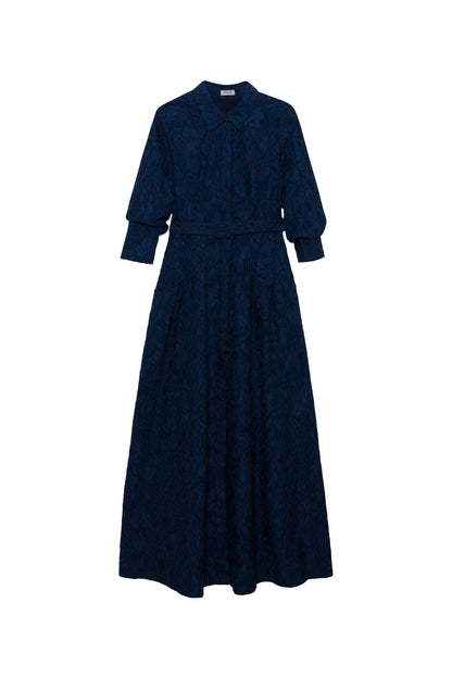 Courtney L/S Belted Gown