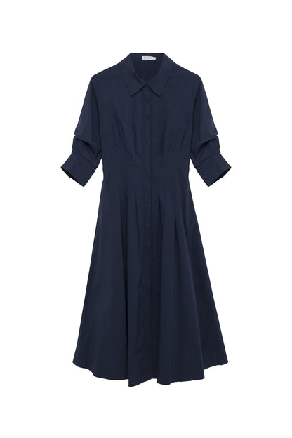 Jazz Pintuck Midi Dress