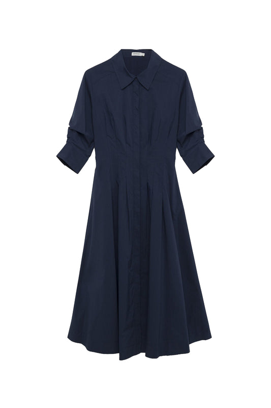 Jazz Pintuck Midi Dress