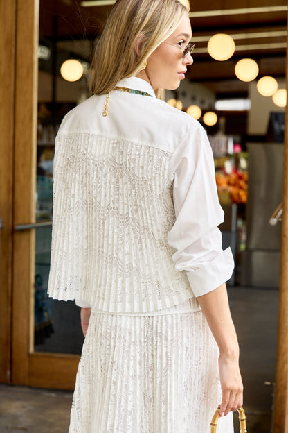 Kacey Cotton Lace Shirt