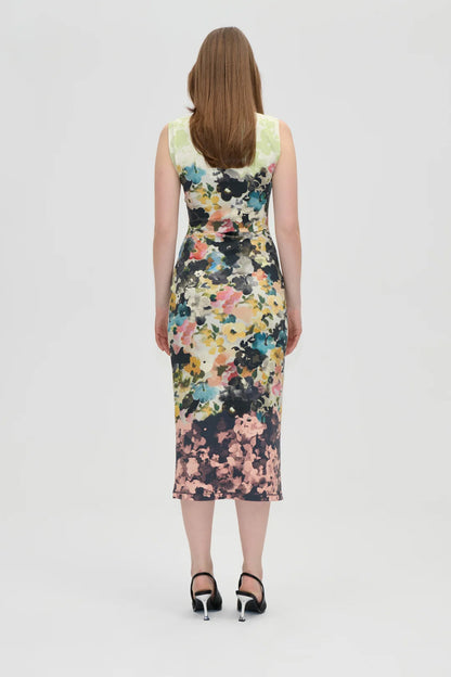 Elastic Tank Crewneck Dress