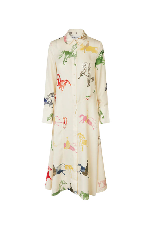 Front Placket Midi Polo Dress