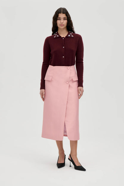 Pencil Midi Skirt