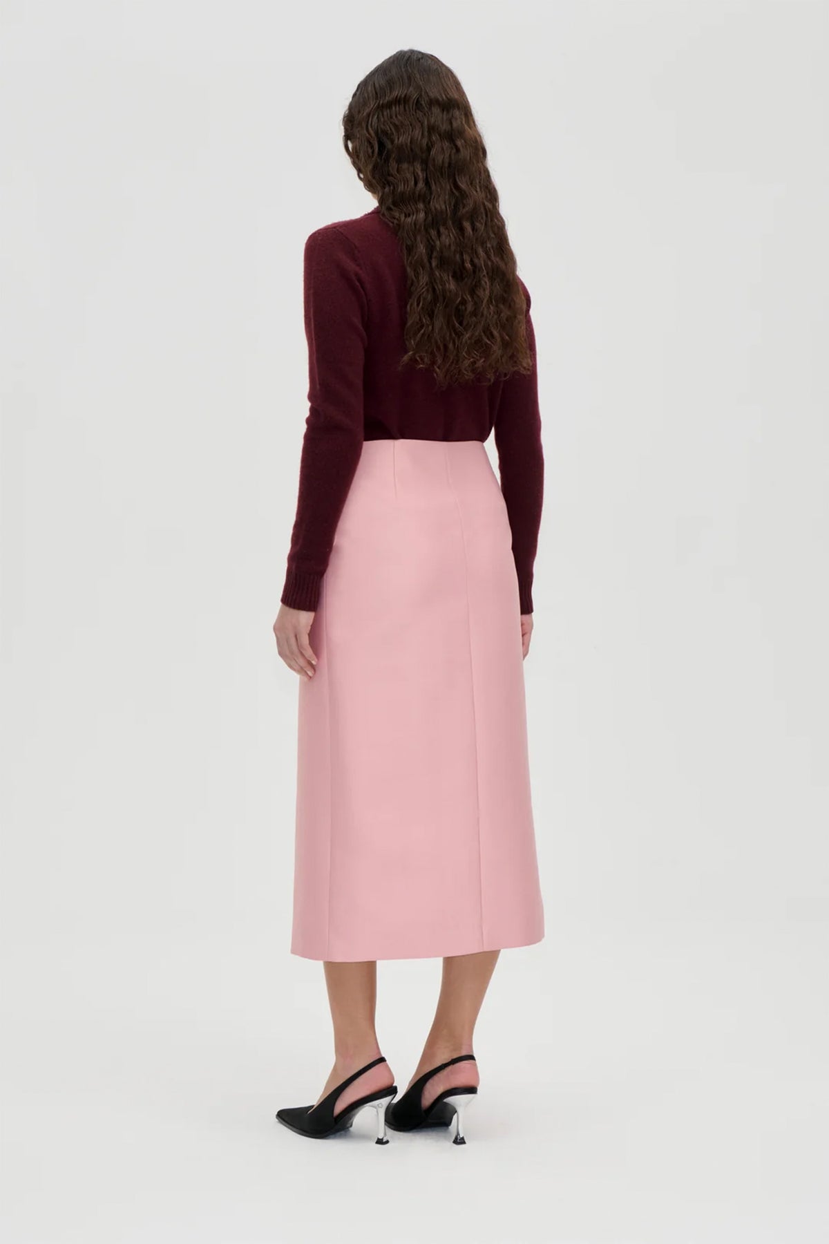 Pencil Midi Skirt