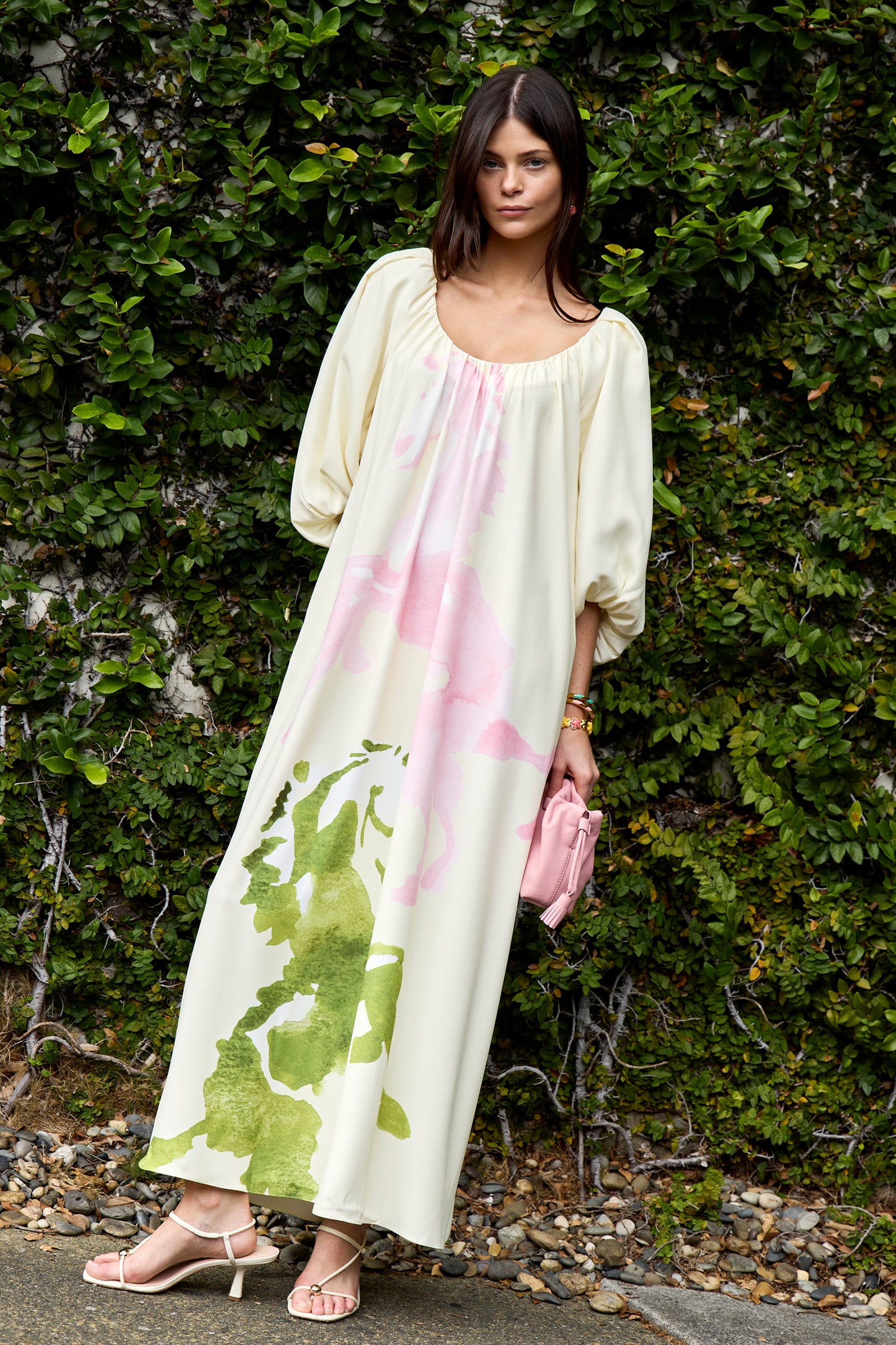 Romantic Voluminous Sleeve Dress