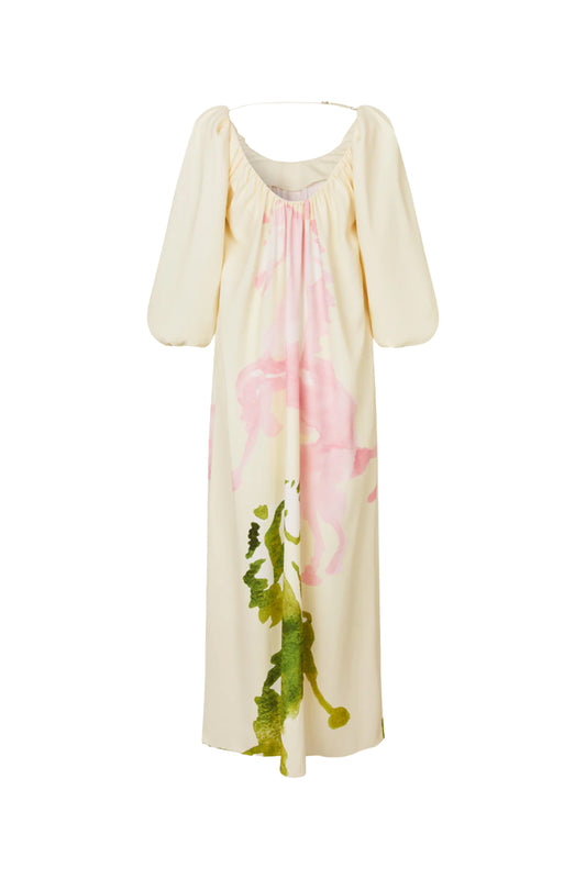 Romantic Voluminous Sleeve Dress