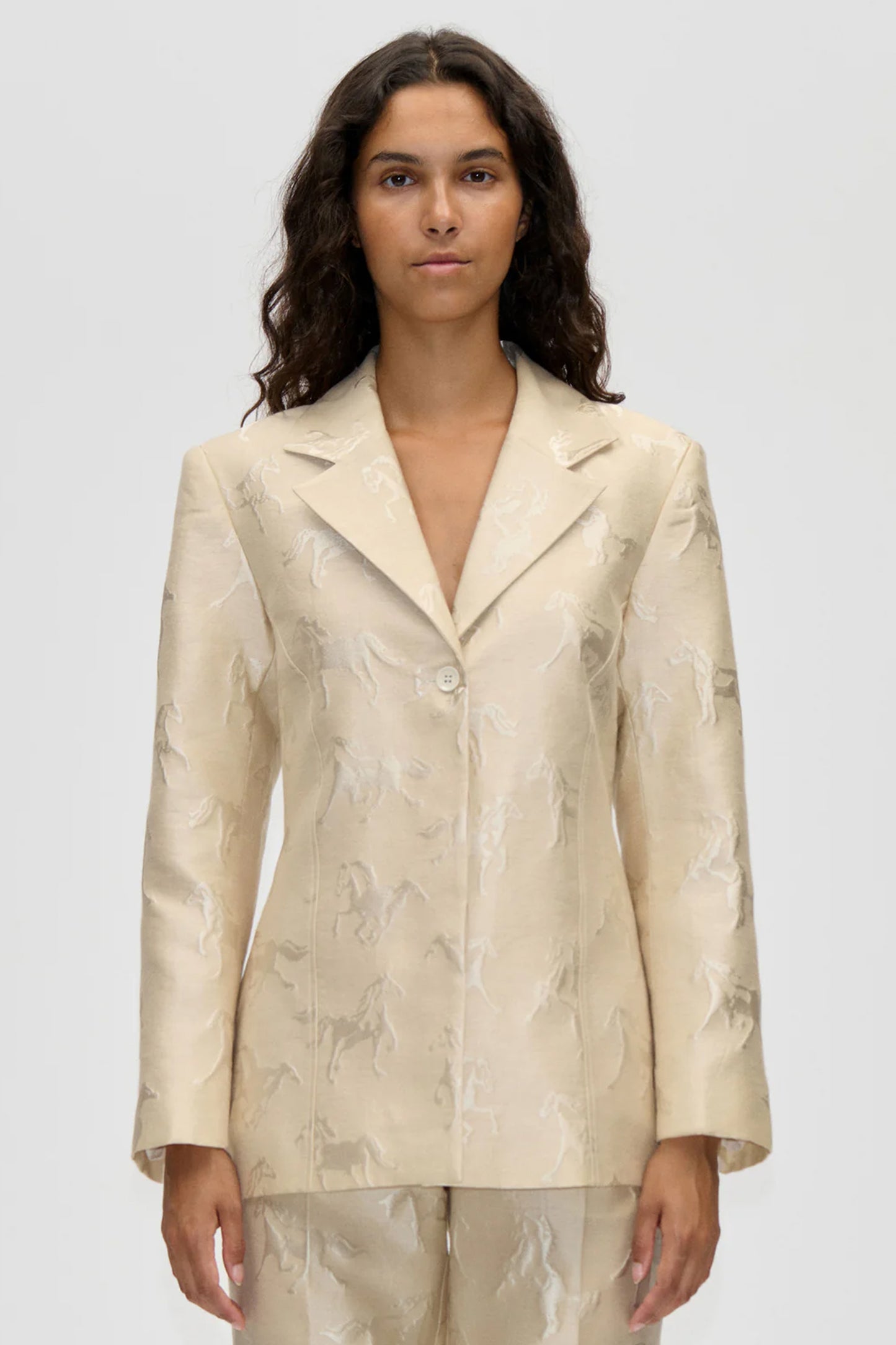 Structured Single-Breasted Jacket