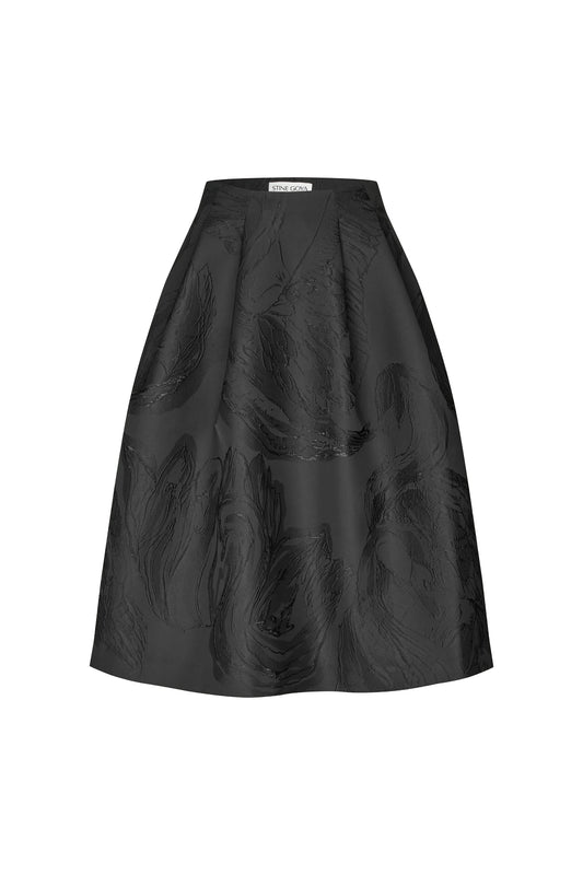 Voluminous Midi Skirt