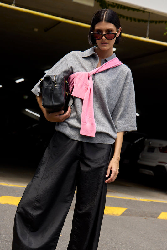 Cashmere Oversized Easy T Polo