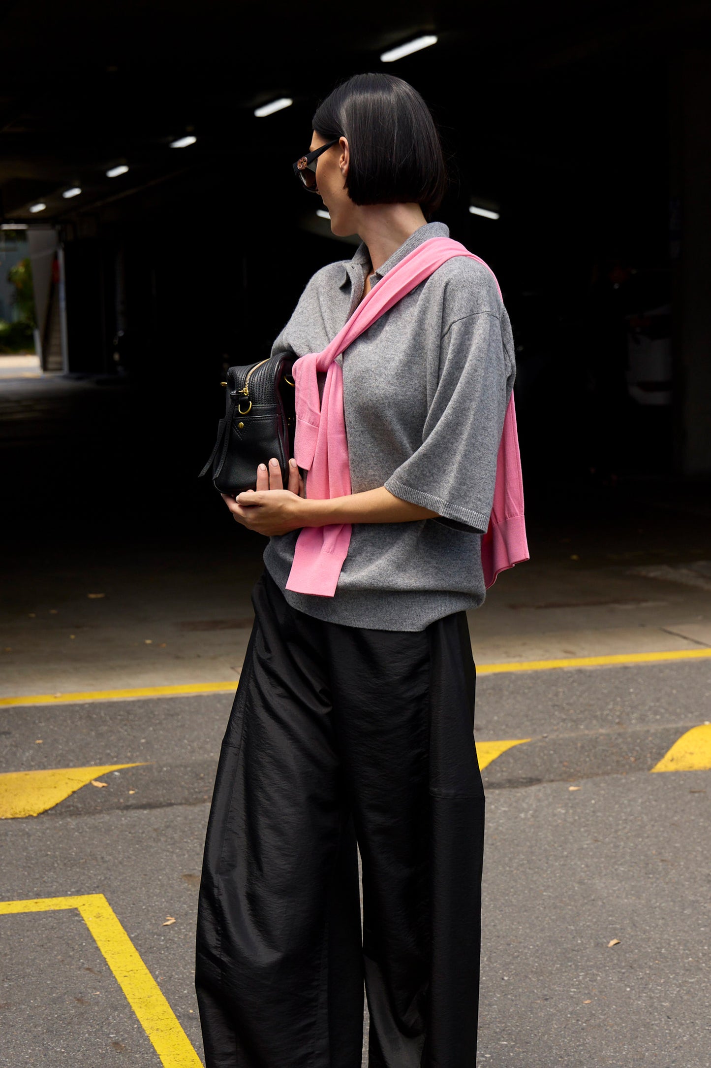 Cashmere Oversized Easy T Polo