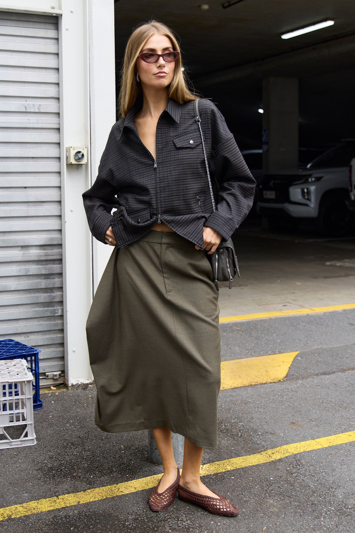 Cedrick Suiting Bomber Jacket