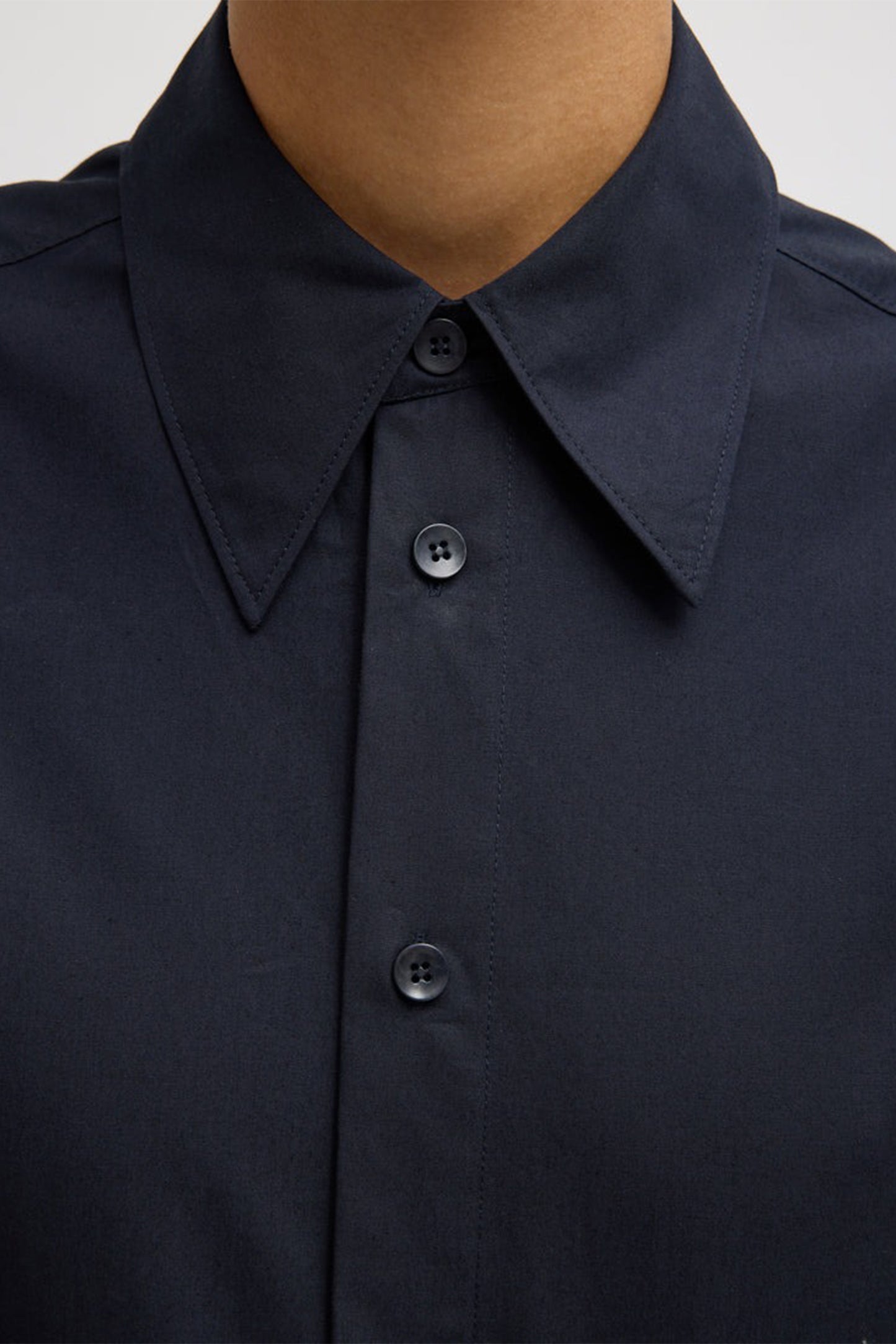 Eco Poplin Hinged Shirt