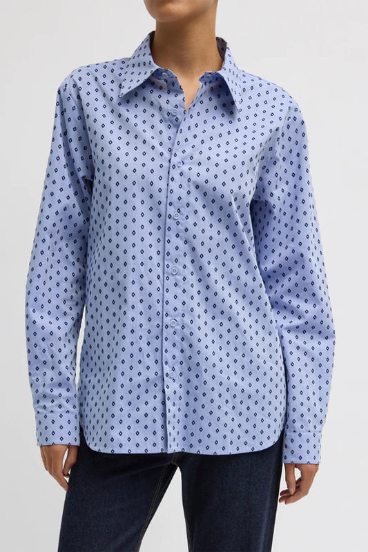 Flocked Oxford Classic Mens Shirt
