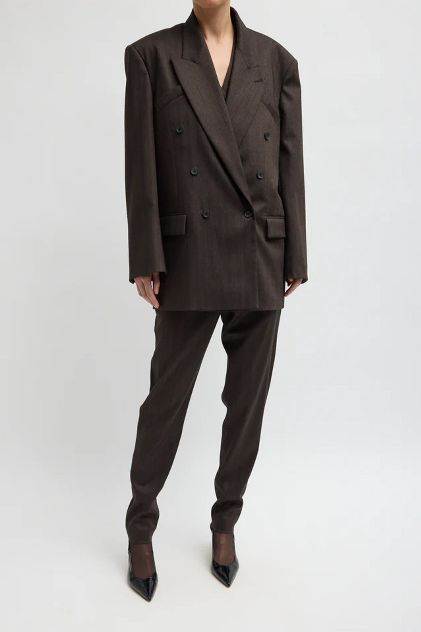 Herringbone Suiting Easymens Blazer