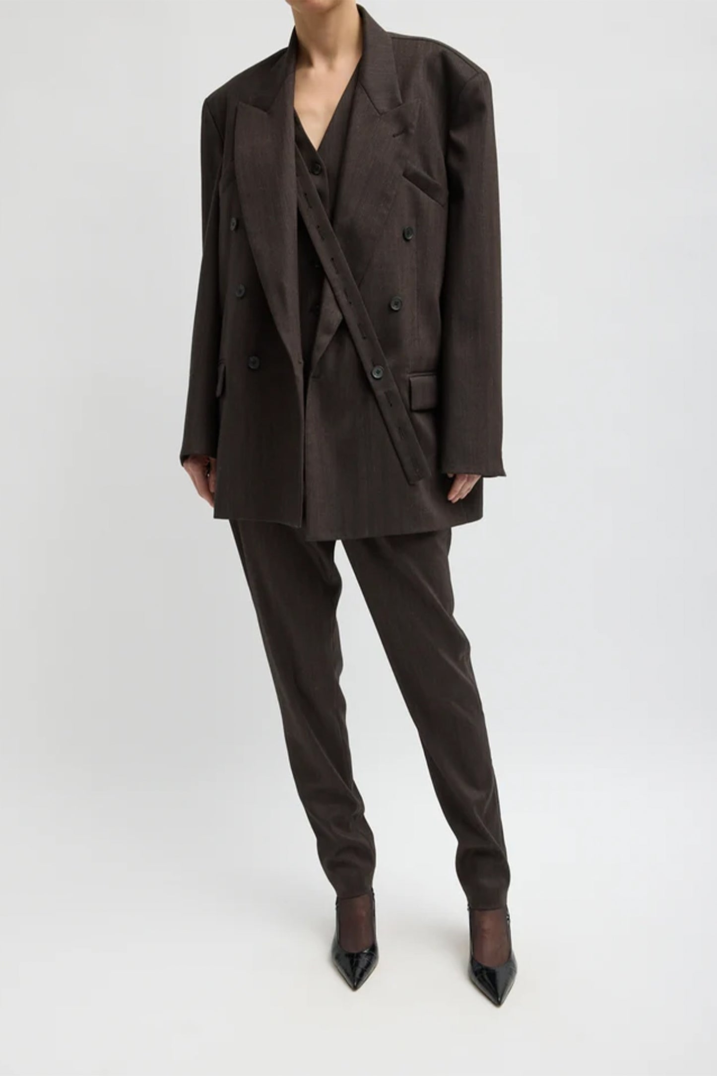 Herringbone Suiting Easymens Blazer