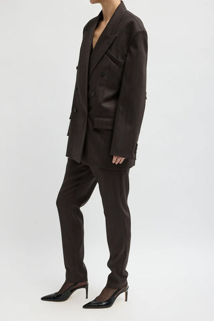 Herringbone Suiting Easymens Blazer