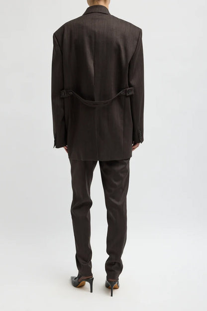 Herringbone Suiting Easymens Blazer